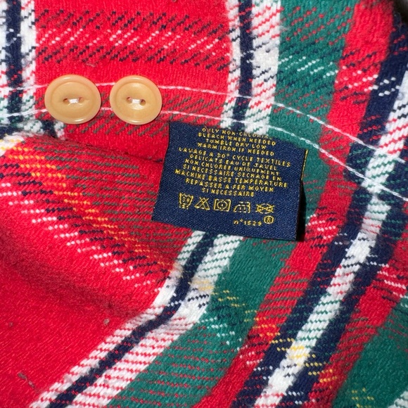 VINTAGE RUGBY RALPH LAUREN CAMPUS CLASSICS HEAVY FLANNEL POLO STADIUM BEAR SKI - Picture 4 of 5